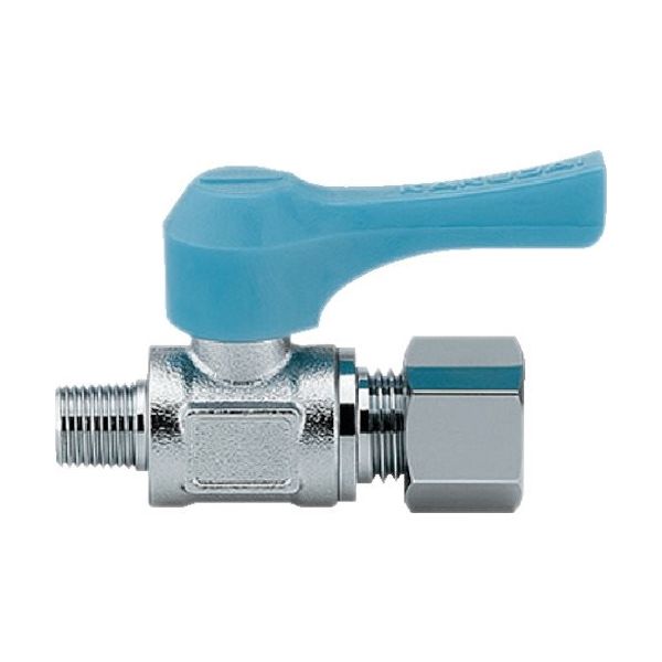 カクダイ ミニチュアボールバルブ 651-806-1/4X6.0 1個 807-4636（直送品）