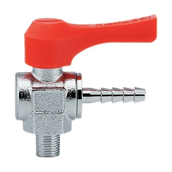 カクダイ アングル型ミニチュアボールバルブ 651-955-1/4X8.0 1個 807-4809（直送品）