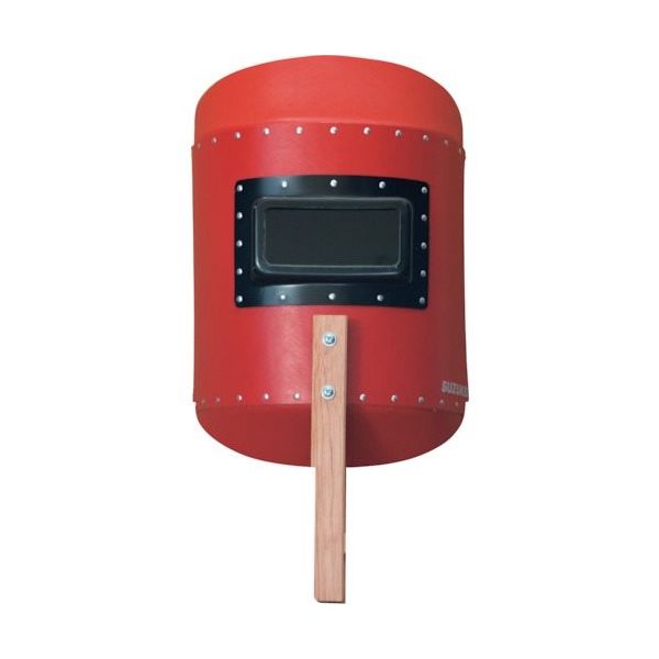 スター電器製造 SUZUKID カラーハンドシールド・レッド P-796 1個 424-4739（直送品）