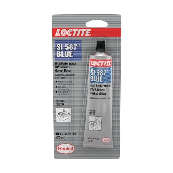 ヘンケルジャパン ロックタイト シリコーンフランジシール剤 587 70ml 1セット(12本) 363-5737（直送品）