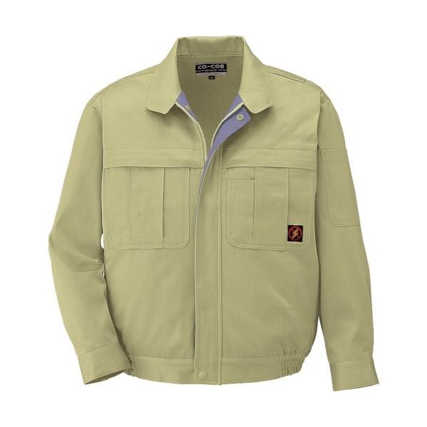 コーコス信岡 コーコス ブルゾンPー2280 4 マスタードEL P-2280-4-EL 1枚 854-4658（直送品）