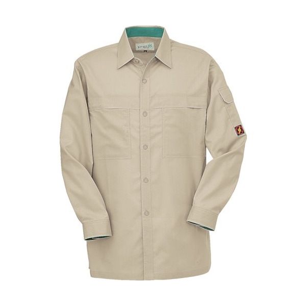 コーコス信岡 コーコス 半袖ブルゾンPー5580 2 ベージュ5L P-5580-2-5L 1枚 854-5239（直送品）