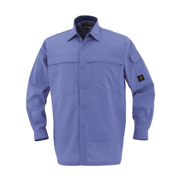 コーコス信岡 コーコス 長袖シャツPー5588 21ラベンダ4L P-5588-21-4L 1枚 136-5410（直送品）