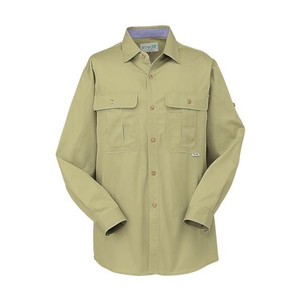 コーコス信岡 コーコス 長袖シャツPー388 4 マスタードL P-388-4-L 1枚 854-4844（直送品）