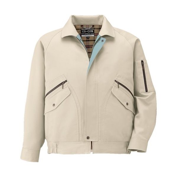 コーコス信岡 コーコス ブルゾンPー7790 5 アイボリーLL P-7790-5-LL 1枚 854-5295（直送品）