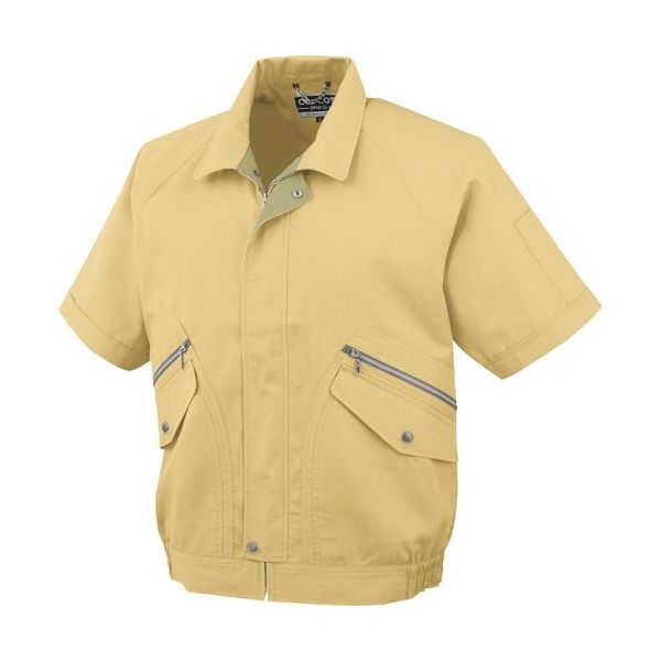 コーコス信岡 コーコス 半袖ブルゾンPー8890 4マスタード 5L P-8890-4-5L 1枚 136-3892（直送品）