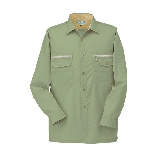 コーコス信岡 コーコス 長袖シャツPー8898 9グリーン M P-8898-9-M 1枚 854-5486（直送品）