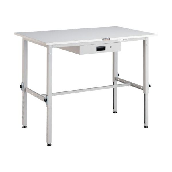 トラスコ中山 TRUSCO AEM型高さ調整作業台 薄型1段引出 AEM UDK1 W