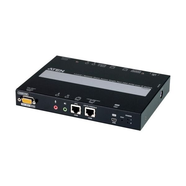 その他 ATEN CN9600 1ローカル/リモートアクセス共有1ポートDVI KVM over IP（解像度