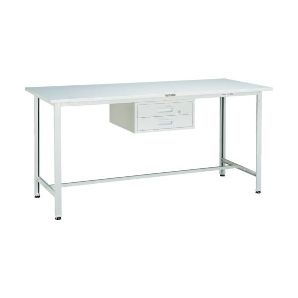 トラスコ中山 TRUSCO HSAE型立作業台 1200X750XH900 2段引出付 W色 HSAE-1200F2 W 1台（直送品）