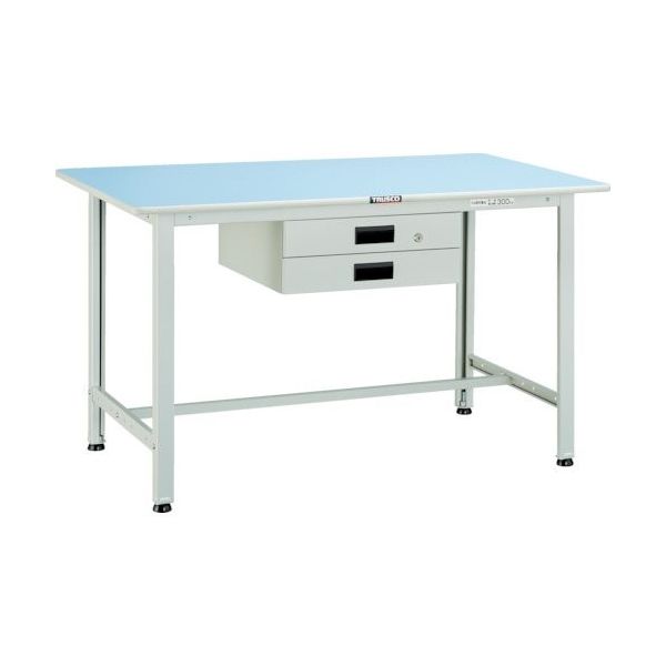 トラスコ中山 TRUSCO BO型軽量作業台 900X750 薄型2段引出付 BO-0975UDK2 1台 454-4081（直送品）