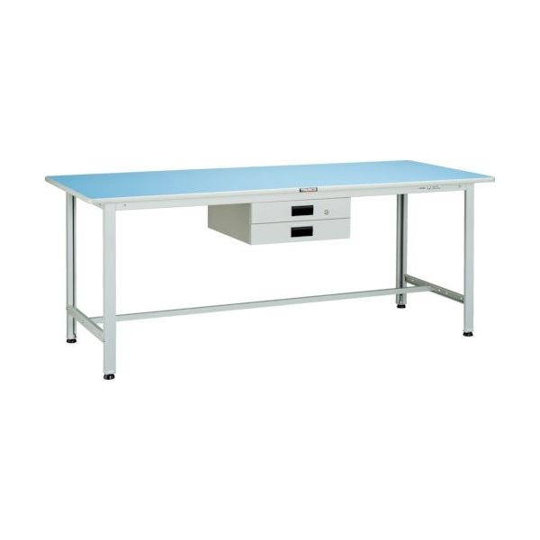 トラスコ中山 TRUSCO BO型軽量作業台 1800X900 薄型2段引出付 BO-1890UDK2 1台 454-4501（直送品）