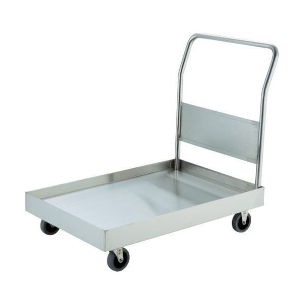 トラスコ中山 TRUSCO ステンレス台車 オールSUS304 皿型台車 1200X750 帯電防止U車輪 SSAR-1TBU 1台（直送品）