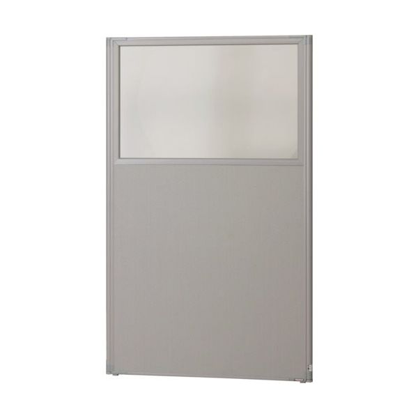 トラスコ中山 TRUSCO ローパーティション 上部透明 W900XH1465 グレー TLP-1509UCL-GY 1枚 390-2265（直送品）