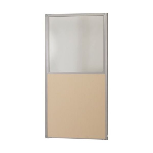 トラスコ中山 TRUSCO ローパーティション 上部透明 W900XH1765 ベージュ TLP-1809UCL-BE 1枚（直送品）