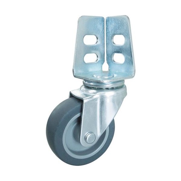 トラスコ中山 TRUSCO アングル式エラストマーキャスター 自在 φ65 TYSA-65EL 1個 362-9103（直送品）