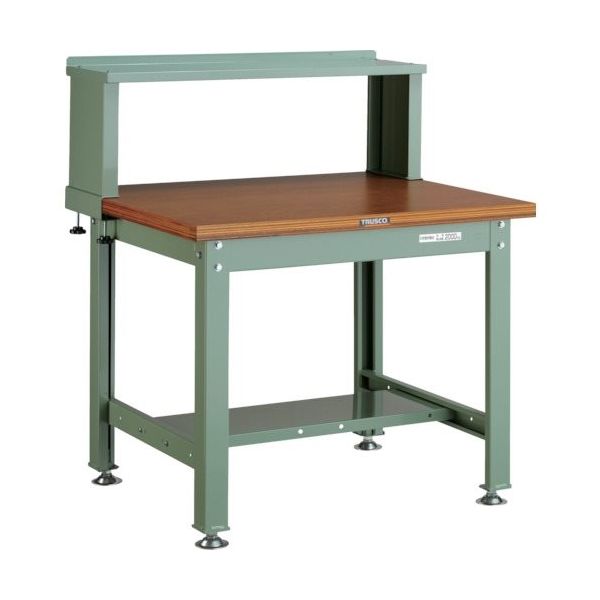トラスコ中山 TRUSCO 軽荷重作業台（200kg）AO型 1800X600XH740 薄型1段引出付 ホワイト色 AOR-1860UDK1[1-137-1698]