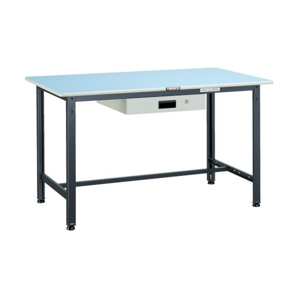 トラスコ中山 TRUSCO BE型軽量作業台 1200X750 薄型1段引出付 BE-1275UDK1 1台 454-3653（直送品）