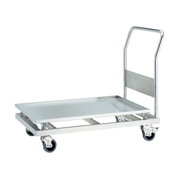 トラスコ中山 TRUSCO ステンレス台車 SUS304 防振台車 600X450 帯電防止U車輪 SBSD-6045TBU 1台（直送品）