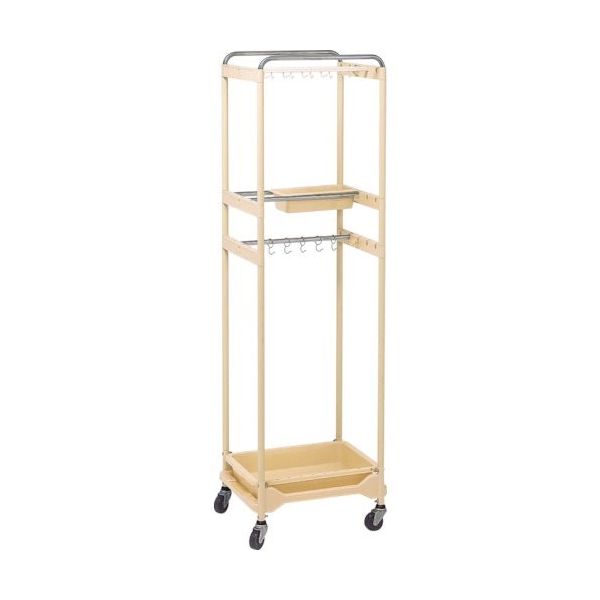 オカムラ OKAMURA クリーンカート 650W3段タイプ 1X555P-GF36 1台 357-0595（直送品）