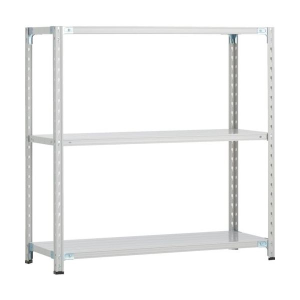 トラスコ中山 TRUSCO CB型セミボルトレス軽中量棚 1200X450XH1200 3段 WG色 CB-4443-WG 1セット(1台)（直送品）