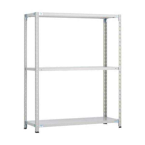 トラスコ中山 TRUSCO CB型セミボルトレス軽中量棚 900X600XH1500 3段 WG色 CB-5363-WG 1セット(1台)（直送品）