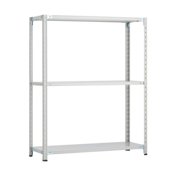 トラスコ中山 TRUSCO CB型セミボルトレス軽中量棚 1200X450XH1500 3段 WG色 CB-5443-WG 1セット(1台)（直送品）