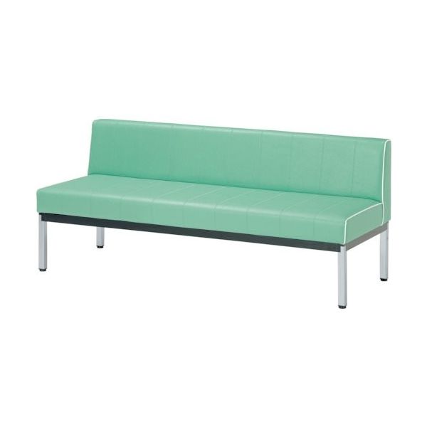 ミズノ 蓄光ロビーベンチ背付 W1500 グリーン MC-1515CP-GR 1台 379-6926（直送品）