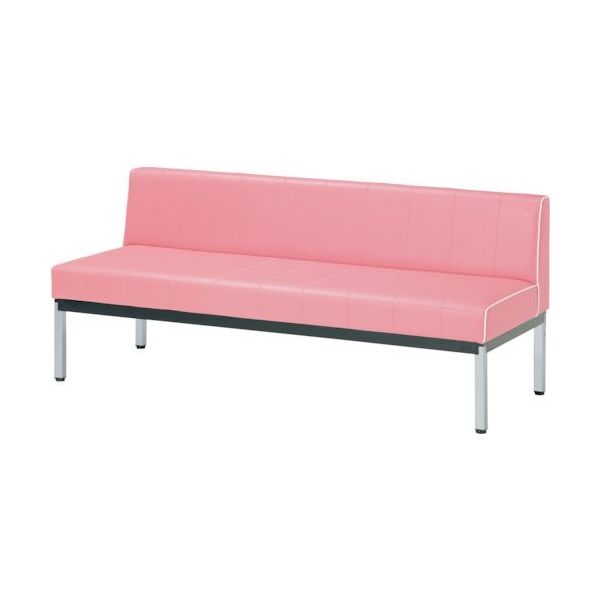 ミズノ 蓄光ロビーベンチ背付 W1500 ピンク MC-1515CP-PI 1台 379-6958（直送品）