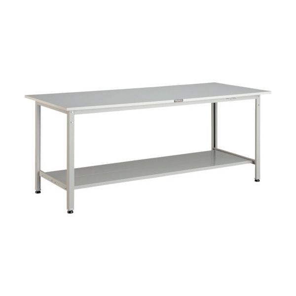 トラスコ中山 TRUSCO RAE型作業台 1500X750XH740 下棚2枚付 W色 RAE-1500LT2 W 1台 467-1945（直送品）