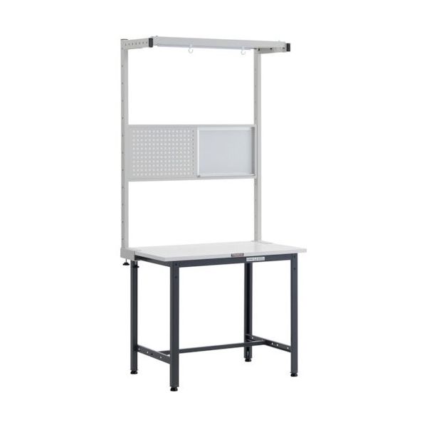 トラスコ中山 TRUSCO AE型作業台 W900XD750 ツールハンガーフルセット付 DG色 AE-0975THFS DG 1台（直送品）