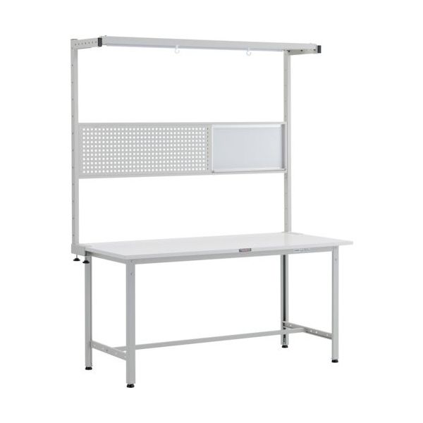 トラスコ中山 TRUSCO AE型作業台 W1500XD900 ツールハンガーフルセット付 W色 AE-1509THFS W 1台（直送品）