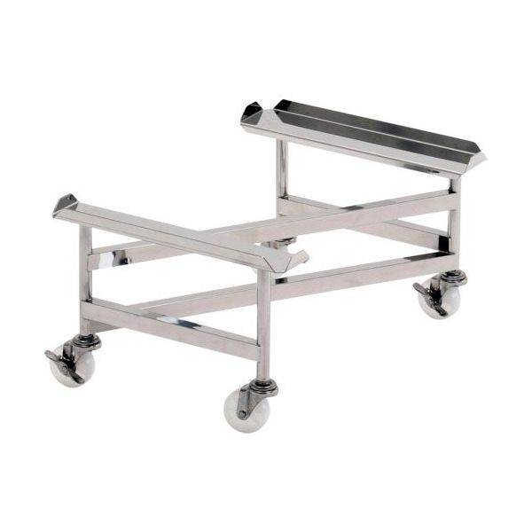 テックサス ステンレスZ型キャリー(SUS75φナイロン車2J2JS) 710×475×300 PZ-50D-300H 1台（直送品）