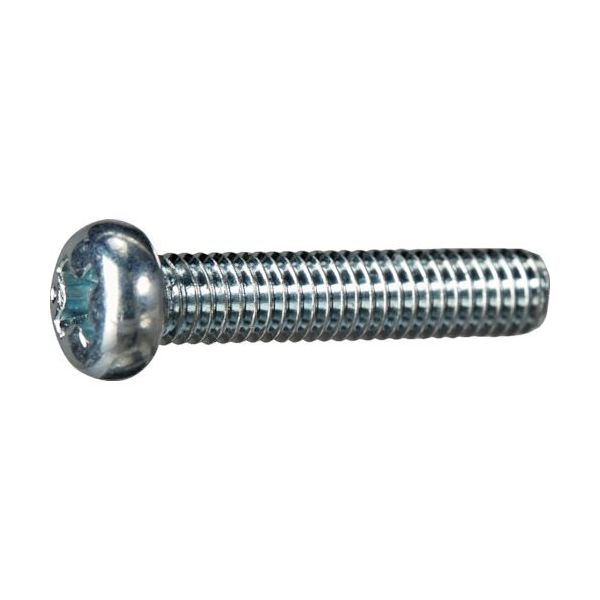 トラスコ中山 TRUSCO 皿頭小ねじ ユニクロ 全ネジ M6×12 10本入 少量パック Y825-0612 1袋(10本)（直送品）