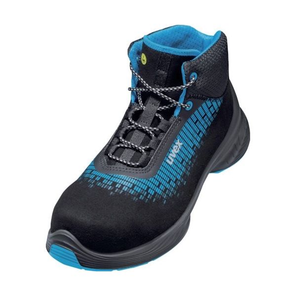 ウベックス UVEX uvex1 G2レースアップブーツ S2 SRC ブラック/ブルー 28.5CM 6833644 1足（直送品）