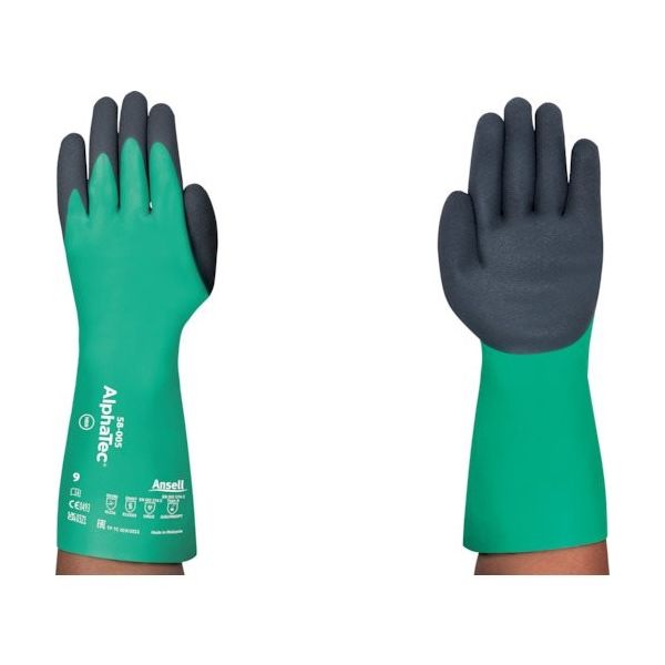 アンセル・ヘルスケア・ジャパン Ansell 耐薬品手袋 アルファテック 58ー005 Sサイズ 58-005-7 1双 386-1794（直送品）