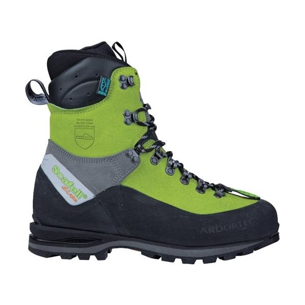 Arbortec Forestwear アーボテック チェーンソー防護ブーツ スカーフェルライト ライム 28.0 AB341717 1足（直送品）
