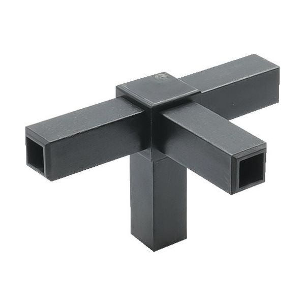 トラスコ中山 TRUSCO 16mmアルミフレーム用ジョイント 4方向 AFA-4W 1個 362-2853（直送品）