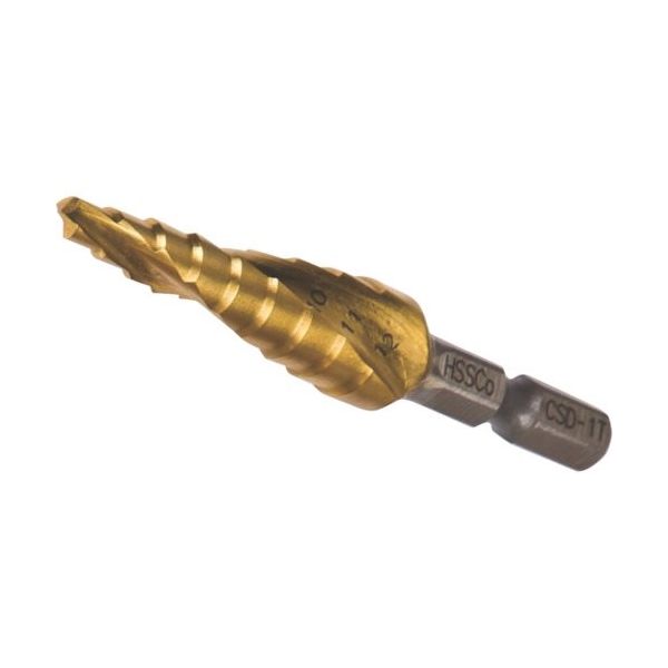 スエカゲツール ウイニングボア コバルトステップドリル 4~12mmチタンコーティング CSD-1T 1本 821-9173（直送品）