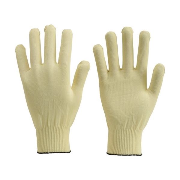 トラスコ中山 TRUSCO 耐切創アラミド手袋15ゲージ 薄手タイプ Mサイズ(10枚入) DPM900-M-K 1袋(10枚)（直送品）