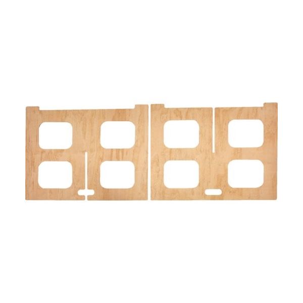 トラスコ中山 TRUSCO ペケ台 イージーレッグ高さ700mm×幅900mm EASYLEG-700 1組(2枚) 407-5294（直送品）