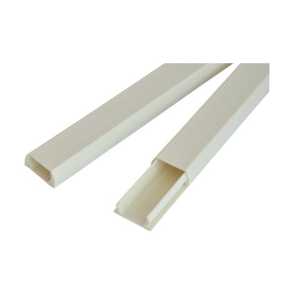 トラスコ中山 TRUSCO PVCモール 3号 アイボリー テープ無 JD3-IV 1本 396-3992（直送品）