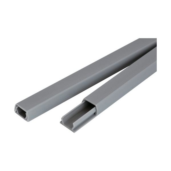 トラスコ中山 TRUSCO PVCモール 4号 グレー テープ無 JD4-GY 1本 396-3987（直送品）