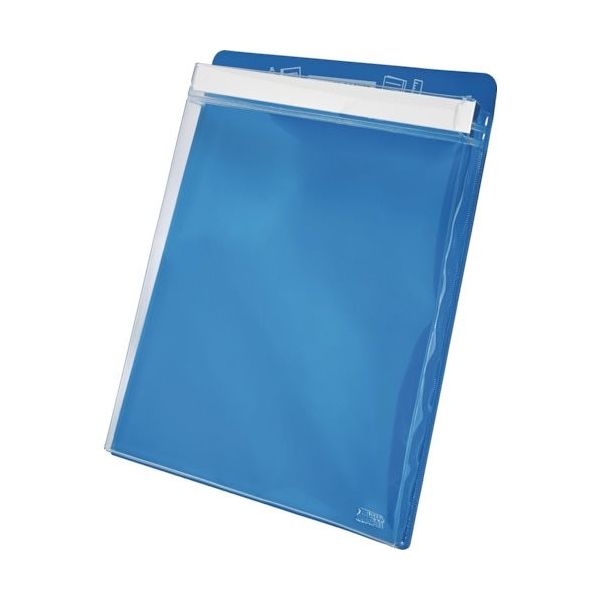 トラスコ中山 TRUSCO マグネットポケットA4用深型 青 MGPD-A4-B 1枚 373-4094（直送品）