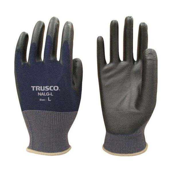 トラスコ中山 TRUSCO 5本指先補強 ウレタン背抜き手袋 S NALG-S 1双 387-8540（直送品）