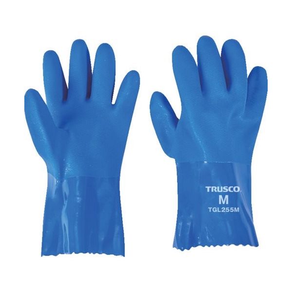 トラスコ中山 TRUSCO 耐油ビニール手袋1.2mm厚 Mサイズ 1双入 TGL255M 1双 362-3061（直送品）