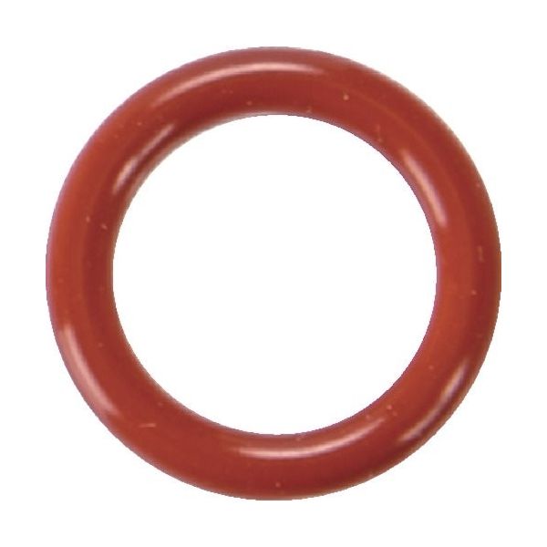 トラスコ中山 TRUSCO Oリング 4C Pー8(10個入) 赤シリコンゴム(運動用・固定用) T-4CP8 1袋(10個)（直送品）
