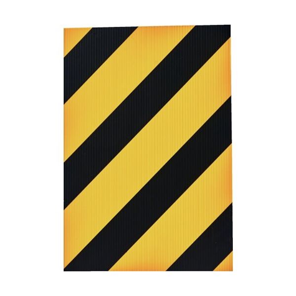 トラスコ中山 TRUSCO トラ柄ダンボールプラスチック養生シート(1枚)5mmx910mmx1820mm TPD-1895TR 1枚（直送品）