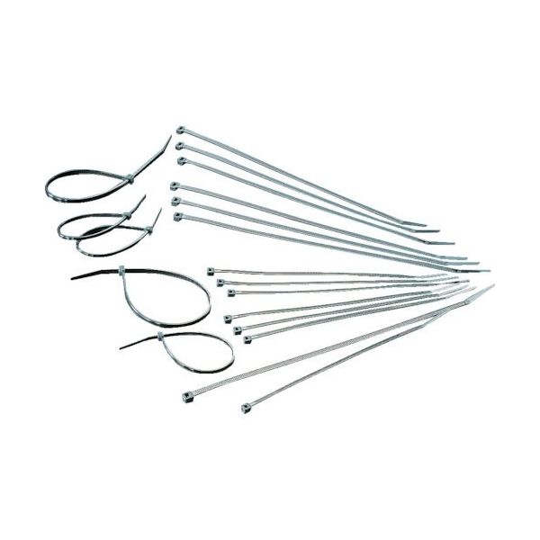 トラスコ中山 TRUSCO ケーブルタイ幅7.6mm×250mm最大結束φ64耐候性 100本 TRCV-250LW 1袋(100本)（直送品）