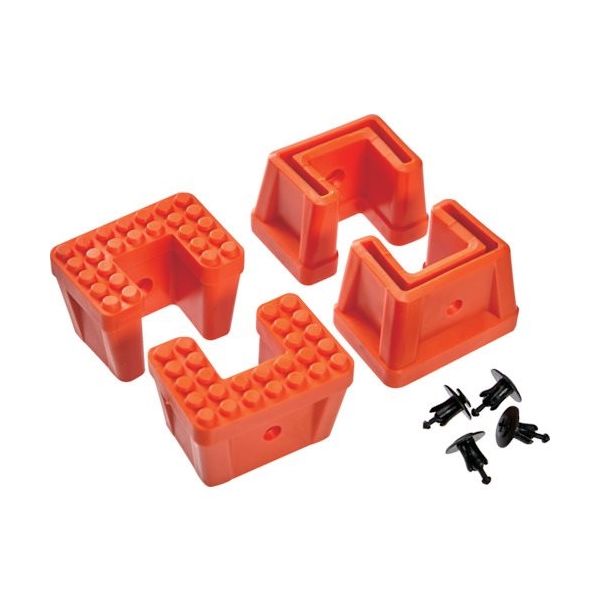 トラスコ中山 TRUSCO 滑り止めキャップ 4個 オレンジ TSF(C)(GR)用 TSF-PS2A-OR 1セット(4個)（直送品）